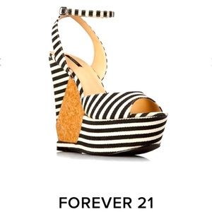 ⚓️ FOREVER 21: Nautical Stripe Wedges ⚓️